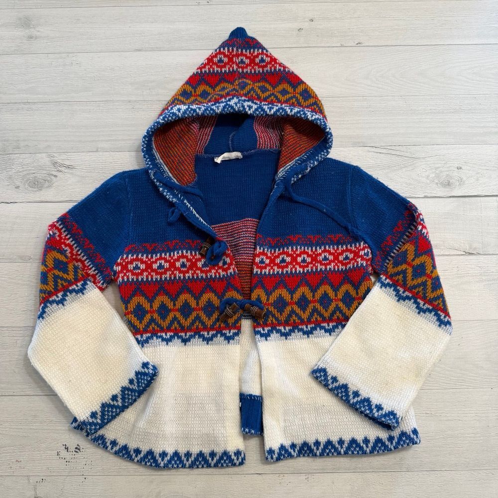 Vintage sears kids‎ knit sweater 4/5